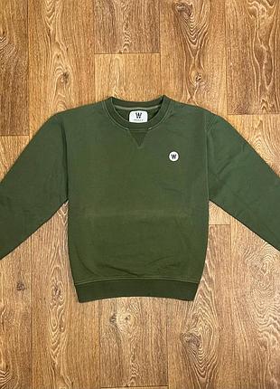 Світшот wood wood (w.w.) double v khaki sweatshirt