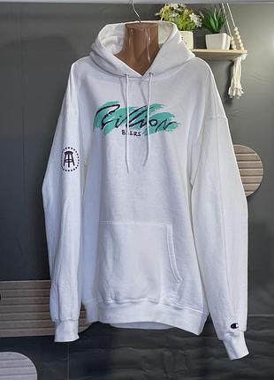Біле оверсайз худі champion / barstool sports "million dollars worth of game", р. 2xl (60)