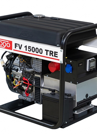 Бензиновый генератор fogo fv 15000 tre, 10 квт (3 фазы) / 6.5 квт (1 фаза), vanguard 3854, avr, электростартер