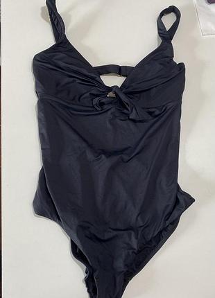 Calzedonia крутой черный слитный купальник качественного бренда (италия)