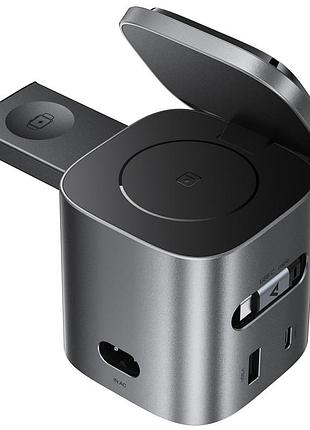 Бзу acefast z9 6in1 35w gan + сзу 45w metal grey