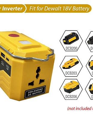 Инвертор на аккумуляторах dewalt 220 volt 200 watt инверторный генератор - портативный генератор мощностью 200 вт