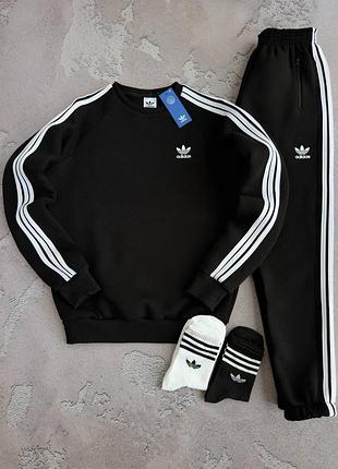 Костюм adidas на флисе в 5-х цветах