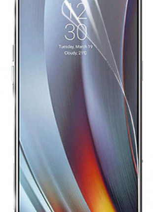 Гидрогелевая защитная пленка на oppo k5 на весь экран прозрачная