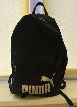 Рюкзак puma phase backpack чорний