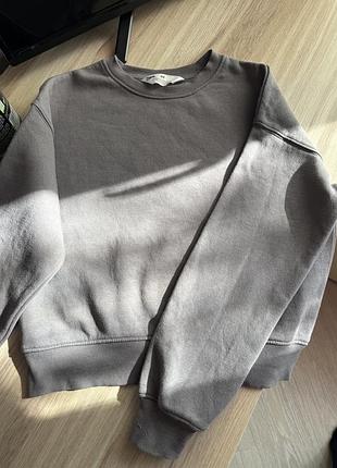Світшот на флісі oversize 10-12 років h&m