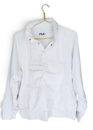 Винтажная ветровка-анорак fila, размер s/m (44 it), made in italy