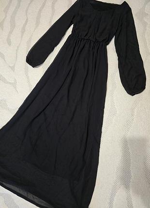Довга шифонова сукня🖤, s-m