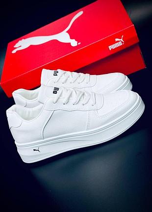 Осенние женские кроссовки puma белые женские пума женккие кроссовки пума белое осеннее кеды 36-41 молодежные кроссовки популярны