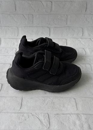 Детские черные кроссовки адедас adidas tensaur run 2.0 cf black size 28 размер черненное детские кроссовки оригинал