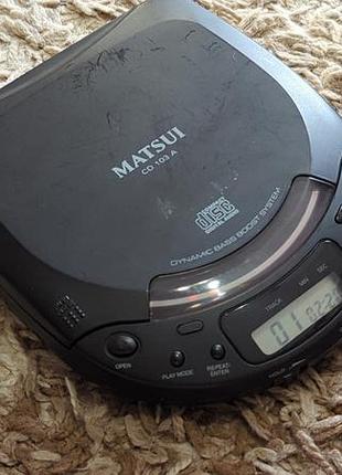 Cd плеєр matsui cd 103a гарний плеєр y2k