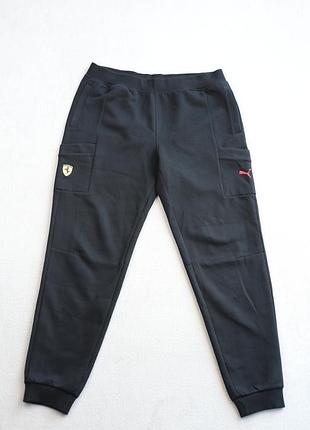 Спортивні штани чоловічі puma scuderia ferrari race sweat pants чорні