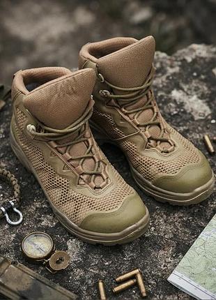 Берцы тактические летние talan gore-tex. койот