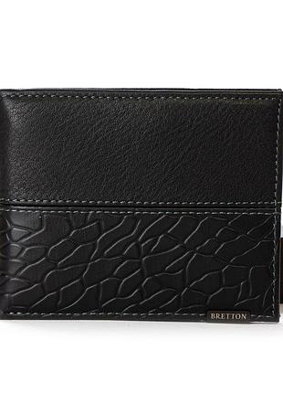 Podium кошелек be мужской кожа bretton 208g-l1 black