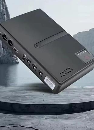 Ибп ups 1018l dc источник бесперебойного питания для роутера павербанк без аккумуляторов 18650