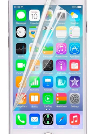 Гидрогелевая защитная пленка на iphone 6s plus на весь экран прозрачная