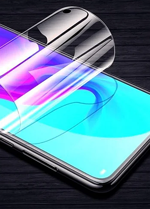 Гидрогелевая защитная пленка на huawei honor play 4 на весь экран прозрачная