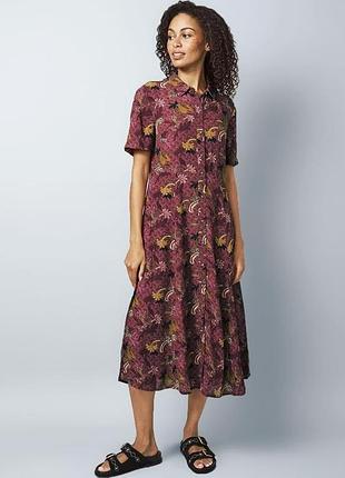 Вискозное миди платье сорочка white stuff'renee' 49-through midi dress