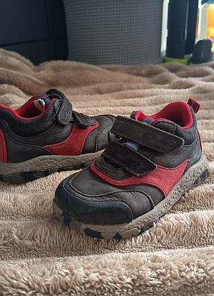 Кросівки шкіряні clarks сині червоні 24 кроссовки кларкс