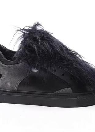 Кожаные кеды,кроссовки mm6 maison margiela 2