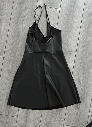 Zara шкіряна сукня