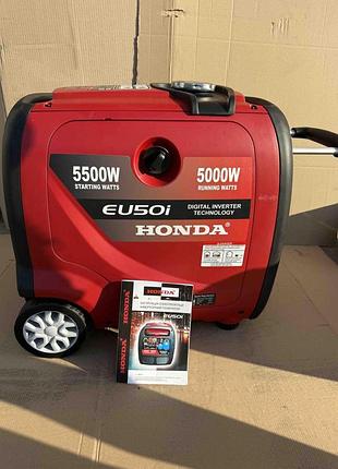Інверторний бензиновий генератор honda eu50i 5 квт