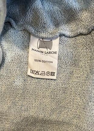 Світшот maison labiche paris «bad boy» grey sweatshirt 5