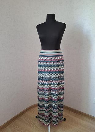Брендова трикотажна максі-спідниця sport missoni (made in italy)