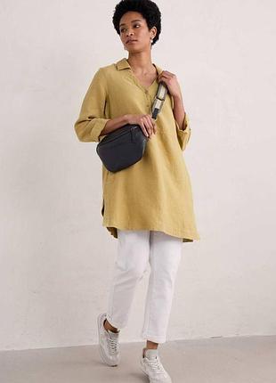 100% льняна туніка seasalt cornwall early sun tunic