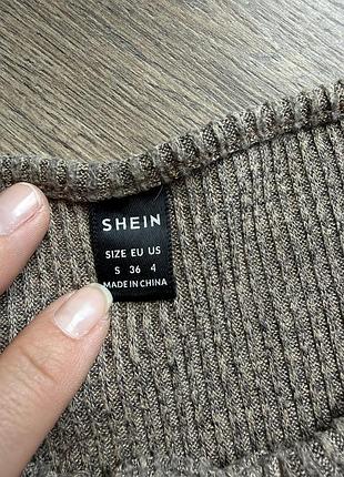 Кардиган укорочений в рубчик shein 6