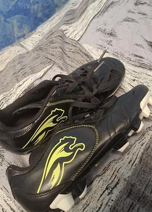 Бутси футбольні puma чорні 37 розмір