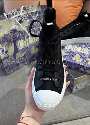Кеди жіночі christian dior чорні