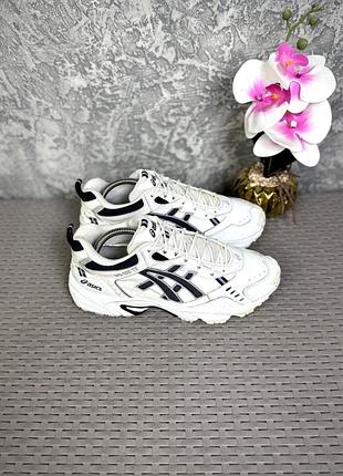 Asics gel-100 tr кроссовки 42 размер винтажные кожаные спортивные белые
