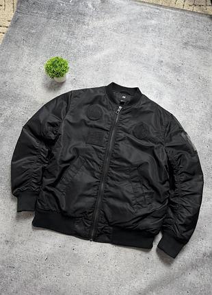 Чоловіча куртка/ бомбер the weekend x hm quilt bomber jacket 3