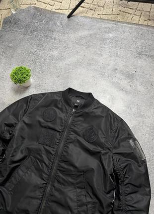 Чоловіча куртка/ бомбер the weekend x hm quilt bomber jacket 4