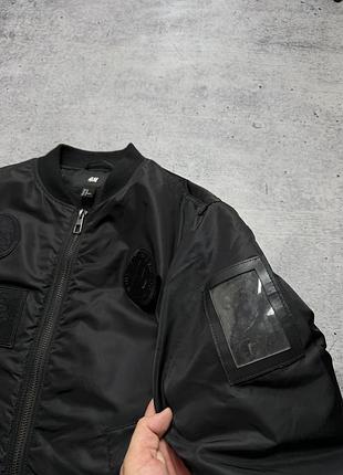 Чоловіча куртка/ бомбер the weekend x hm quilt bomber jacket 8