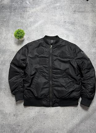 Чоловіча куртка/ бомбер the weekend x hm quilt bomber jacket 2
