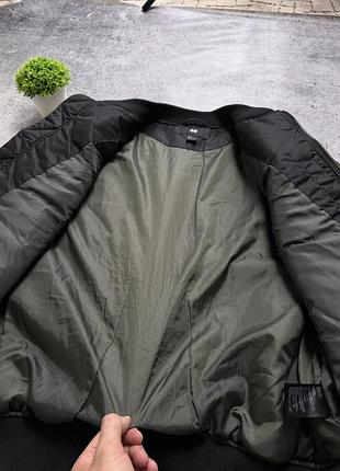 Чоловіча куртка/ бомбер the weekend x hm quilt bomber jacket 9