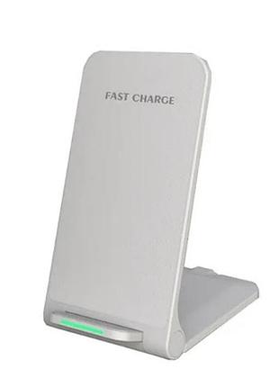 Бездротовий зарядний пристрій interlook fast charge qi 15w smart sensor