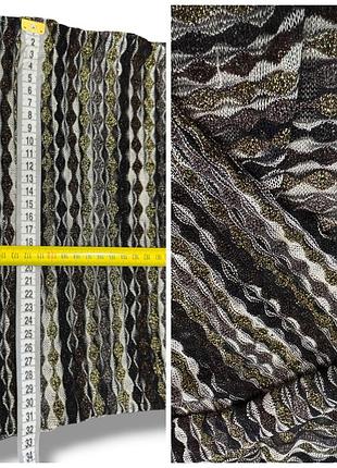 Шарф missoni с фирменным орнаментом люрекс трикотаж 4