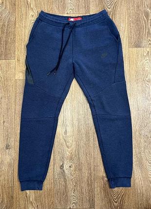 Спортивні штани nike tech fleece navy joggers