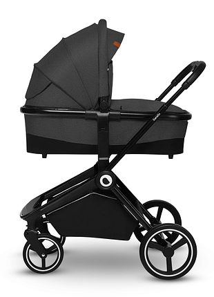 Универсальная коляска lionelo mika 3 в 1 grey graphite, от 0 до 4 лет