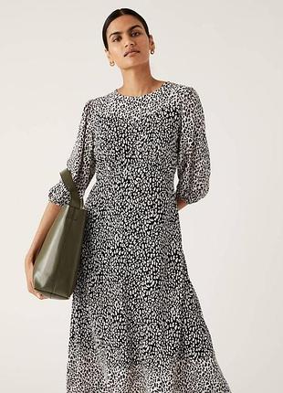 Віскозна міді сукня m&s collection 3