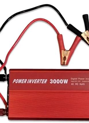 Інвертор 5 core un-3059 3000w 12v • перетворювач напруги 5 core un-3059 12v-220v 1200 вт з модифікованою синусоїдою