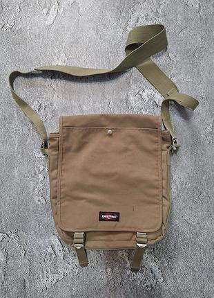 Eastpak vintage shoulder messenger bag (brown/khaki)