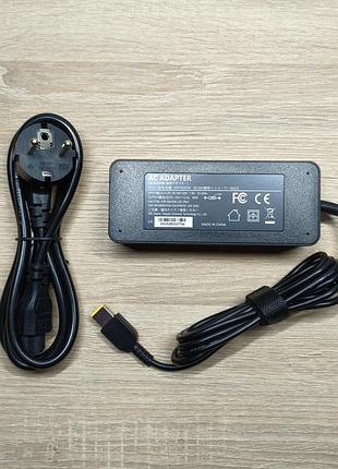 Блок питания 90w 20v 4.5a для ноутбука lenovo прямоугольный штекер slim tip