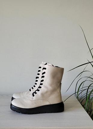 Ботинки кожаные оригинал ecco nouvelle 216213 гг.38