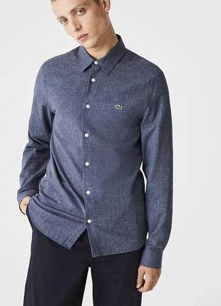 Lacoste чоловіча сорочка, рубашка, брендова сорочка