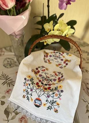 Рушник святковий вишитий хрестиком