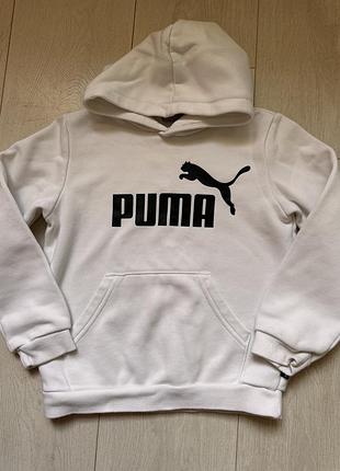 Худі для хлопчика puma біле оригінал